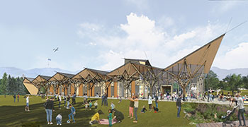  - CLICK and go to the museum site.National Conservation Legacy Center Artist Rendering